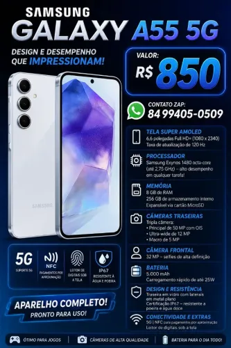 Samsung a55 5g 256gb