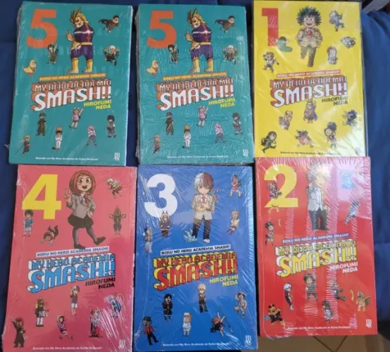 Coleção Completa My Hero Academia Smash (spin-off de comédia do mangá)