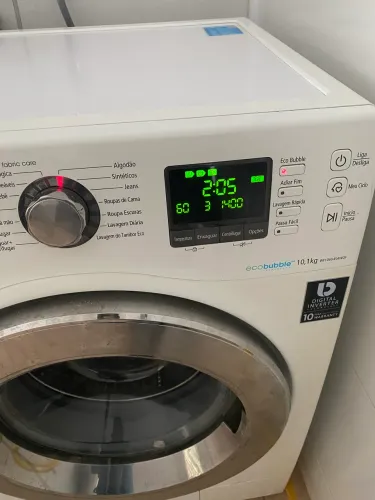 Vendo máquina de lavar Samsung EcoBubble 10,1 kg - Para arrumar