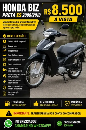 Biz ES 2010 Preta