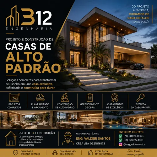 Projetos laudos e construções