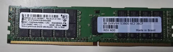 MEMORIA DDR4 64GB (2x32GB) COM ECC