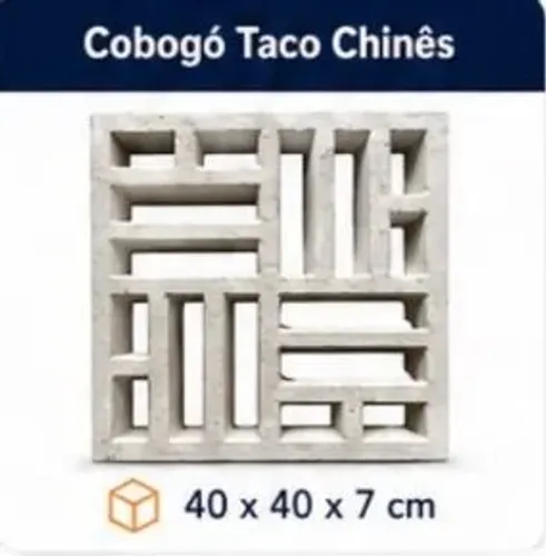 Cobogó taco chinês