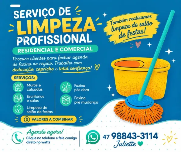 Diarista faxineira