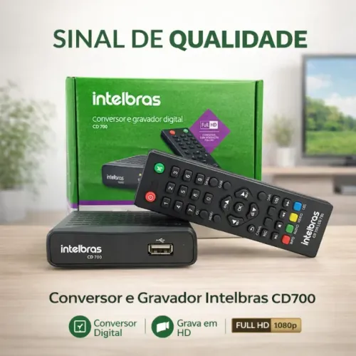 Conversor e gravador Digital Intelbras 