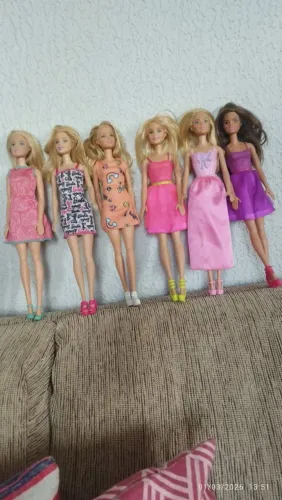 Coleção 6 Barbies Originais