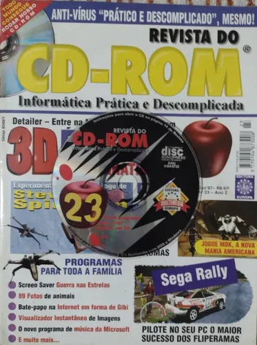 CD-ROM de 1997 "Informática Prática, Descomplicada e Completa" - PC - Mês de junho
