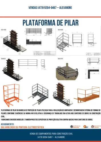 Plataforma de pilar