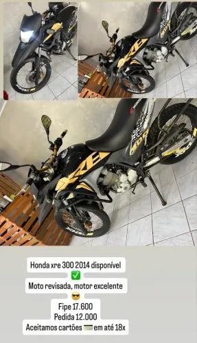 Xre 300 2014 excelente