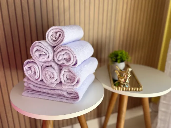 Toalha para Salão 70x45 cm 70% Algodão Alta Absorção Profissional Macia