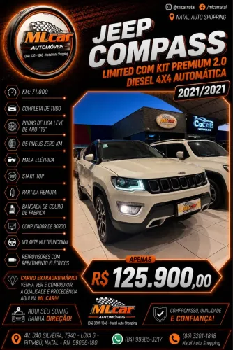 Jeep Compass Limited 2.0 4X4 Diesel 16V Aut. 2021
