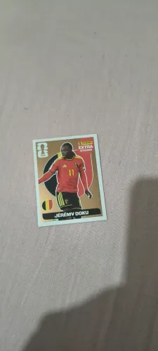 Figurinha da copa Jérémy doku original