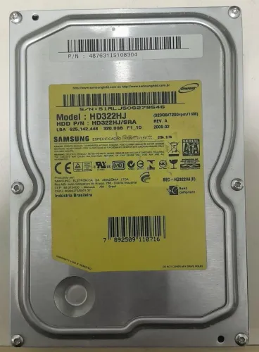 HD 320gb WD p/ Desktop