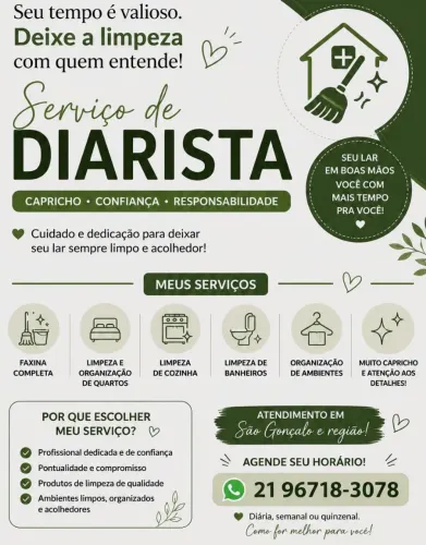Serviço de diarista