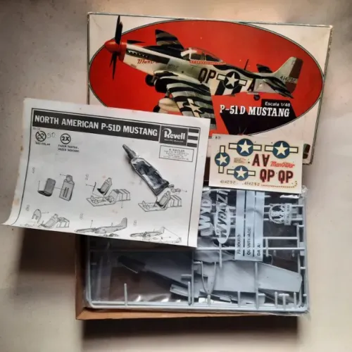 Tenho Mais Kit Plastimodelismo Revell Kikoler P 51d Mustang Modelismo