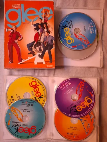 Dvd box Glee segunda temporada completa 7 discos