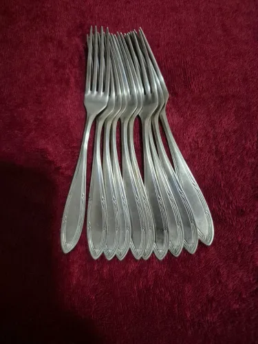 Garfos de sobremesa em "prata alemã"