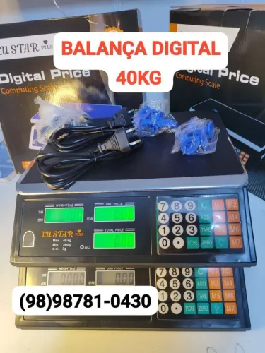 Balança Digital profissional 40Kg | Garantia e Entrega