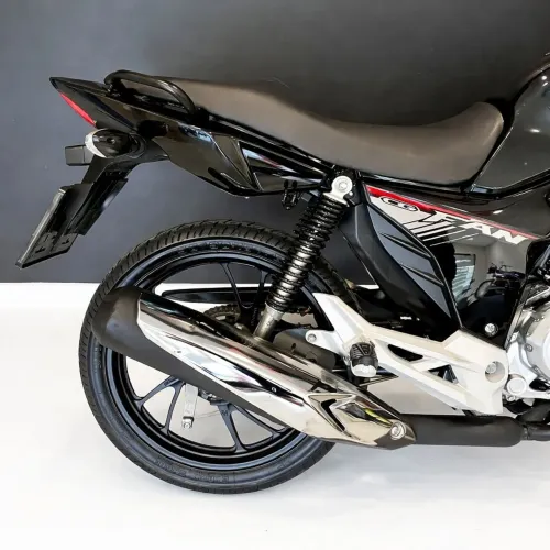 Honda Fan 160 flex 2021 preta.