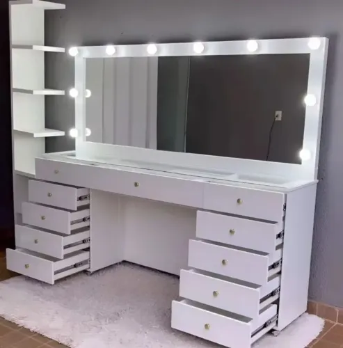Penteadeira Camarim Completa | Modelo L 2.00 M