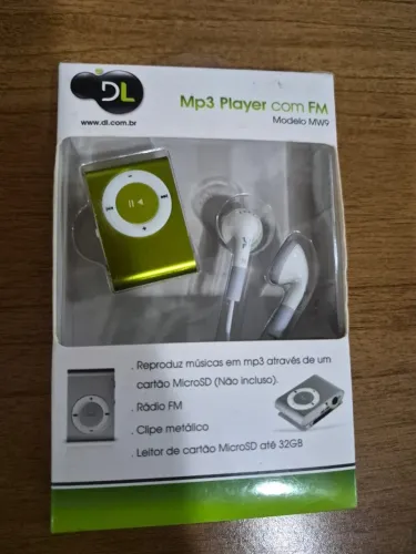MP3 Player DL MW9 Retrô Com FM - Novo / Lacrado de Fábrica (Raridade)