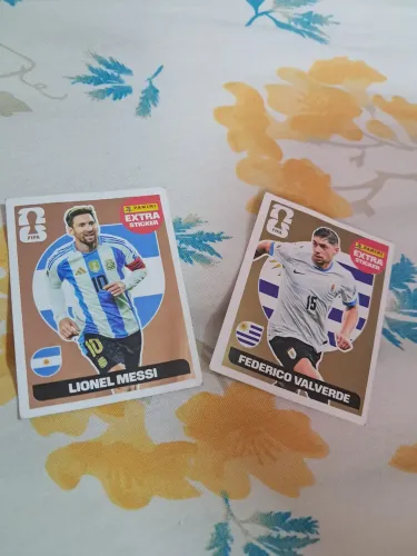 Figurinha Messi bronze, ouro Frederico