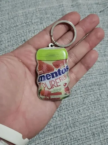 chaveiro mentos pure fresh melancia ccxp