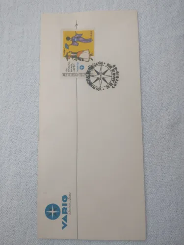 Envelope de vôo Brasil Japão 