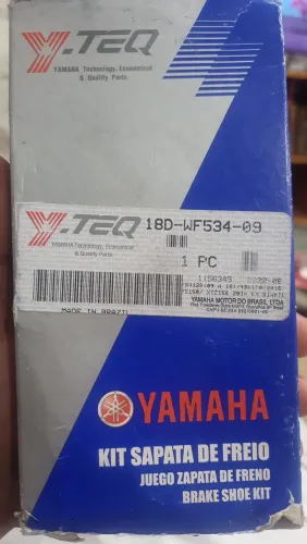 Lona freio YBR 125 09a16 YBR FAZER 150 abaixo2016 XTZ CROSSER 150 2014 em diante