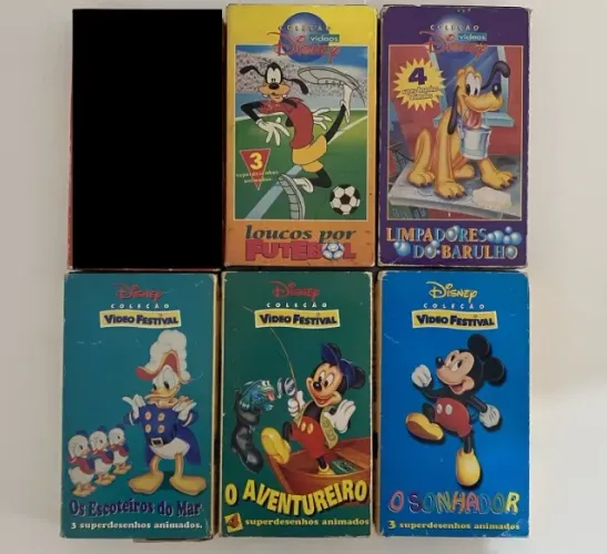 Lote Fitas VHS Desenhos Disney