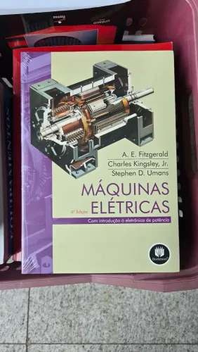 Livro Máquinas Elétricas Fitzgerald novo!!!!