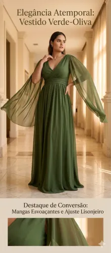 Vestido Verde Oliva Madrinha Formatura Casamento Tam G