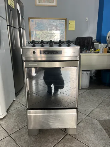 Fogão Brastemp 4 bocas automático para gás encanado