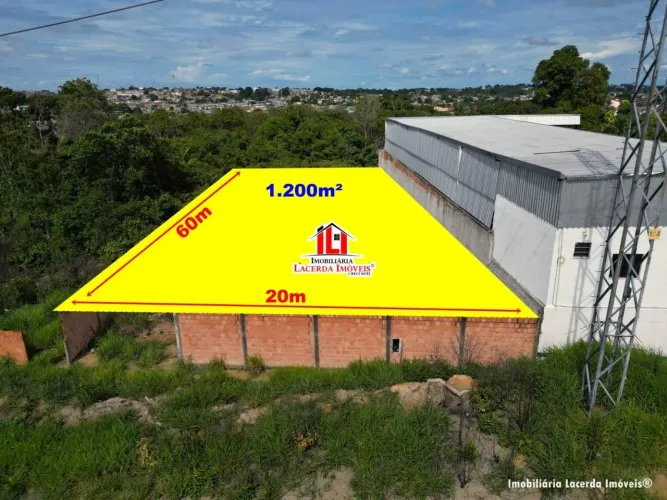 Terreno na Av. Gov. José Lindoso 1.200m² em Manaus