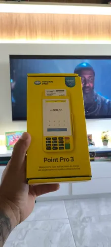Máquina de cartão poimt pro 3 mercado pago - lacrada