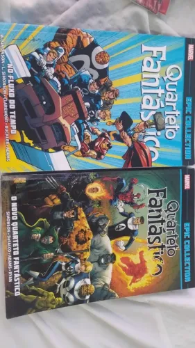 Epic collection quarteto fantastico: O Novo Quarteto Fantástico + No Fluxo Do Tempo