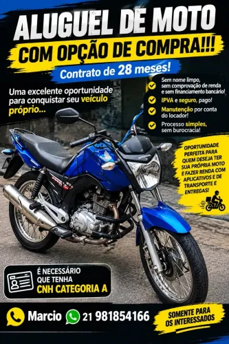 Aluguel de moto