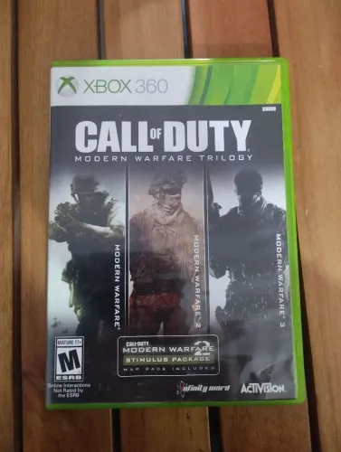 Call of Duty Modern warfare trilogy - Xbox 360 - As três mídias estão impecáveis