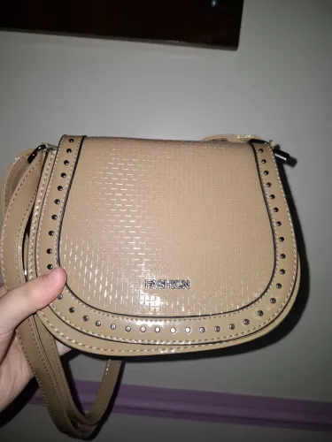 Bolsa de alça bege