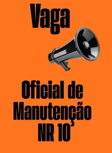 VAGA OFICIAL DE MANUTENÇÃO - NR10