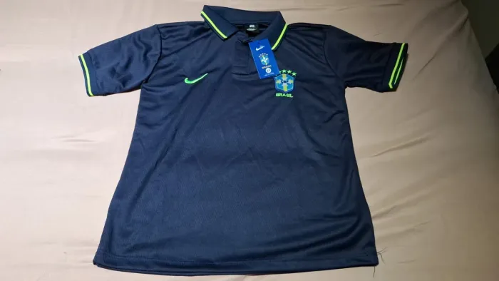 Camisa Polo Brasil 14 e 16 anos 