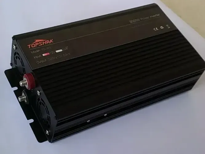Inversor TopShark  TS-PI1 12v 220v Pico 3000w 1500w 50hz Onda Senoidal Pura