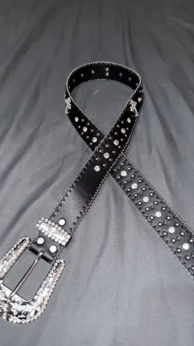 Cinto Cravejado de Strass Y2k