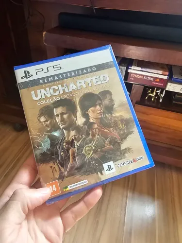 Uncharted Legado dos ladrões ps5 lacrado