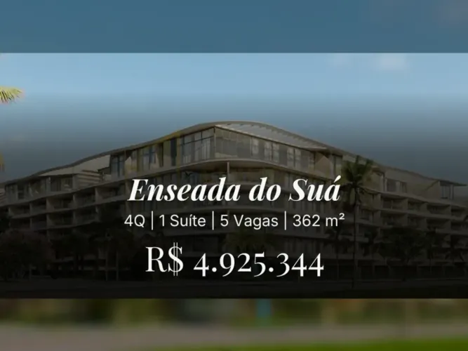 Incrível apartamento de 4 quartos na Enseada do Suá, Vitória Oportunidade única!