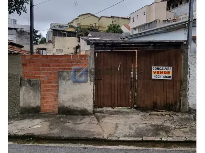 Terreno Comercial de 162 m² em Santo André Vila Eldízia