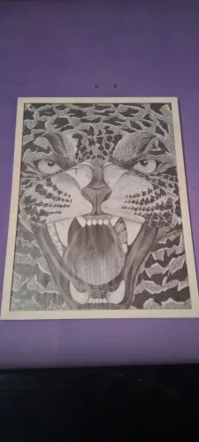 Vendo quadro de onça