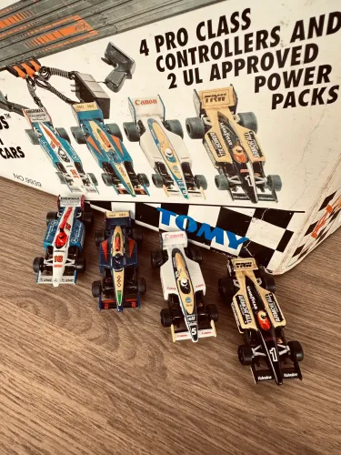 Autorama AFX Tomy Super International Race Set Completo Funcionando + 7 Carros
