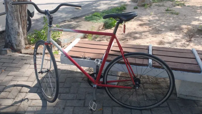 Bike fixa levinha em cromoly 