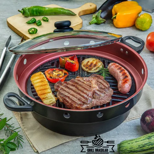 Frigideira Grill para fogão